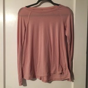Hollister Dusty Rose Long Sleeve Shirt XS